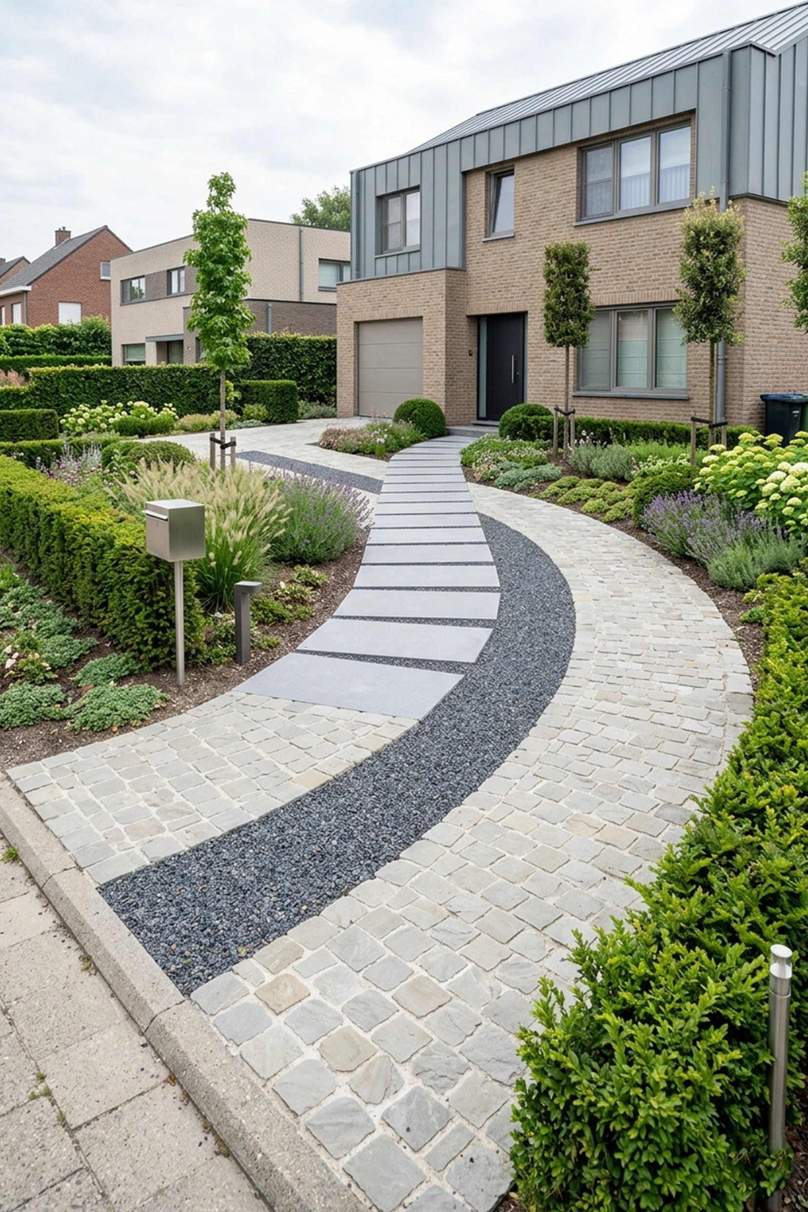 Afgewerkte oprit